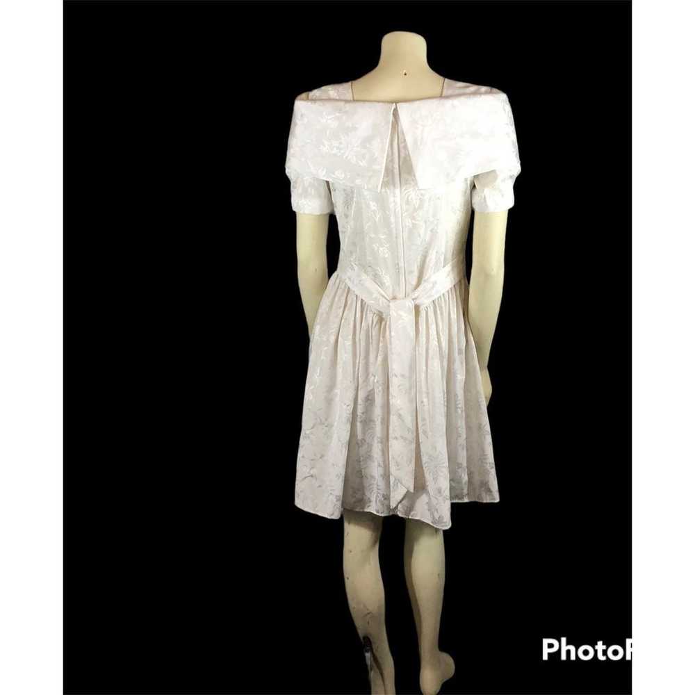 Vintage1980's  D.B.Y white 1980’s dress size 3 - image 4