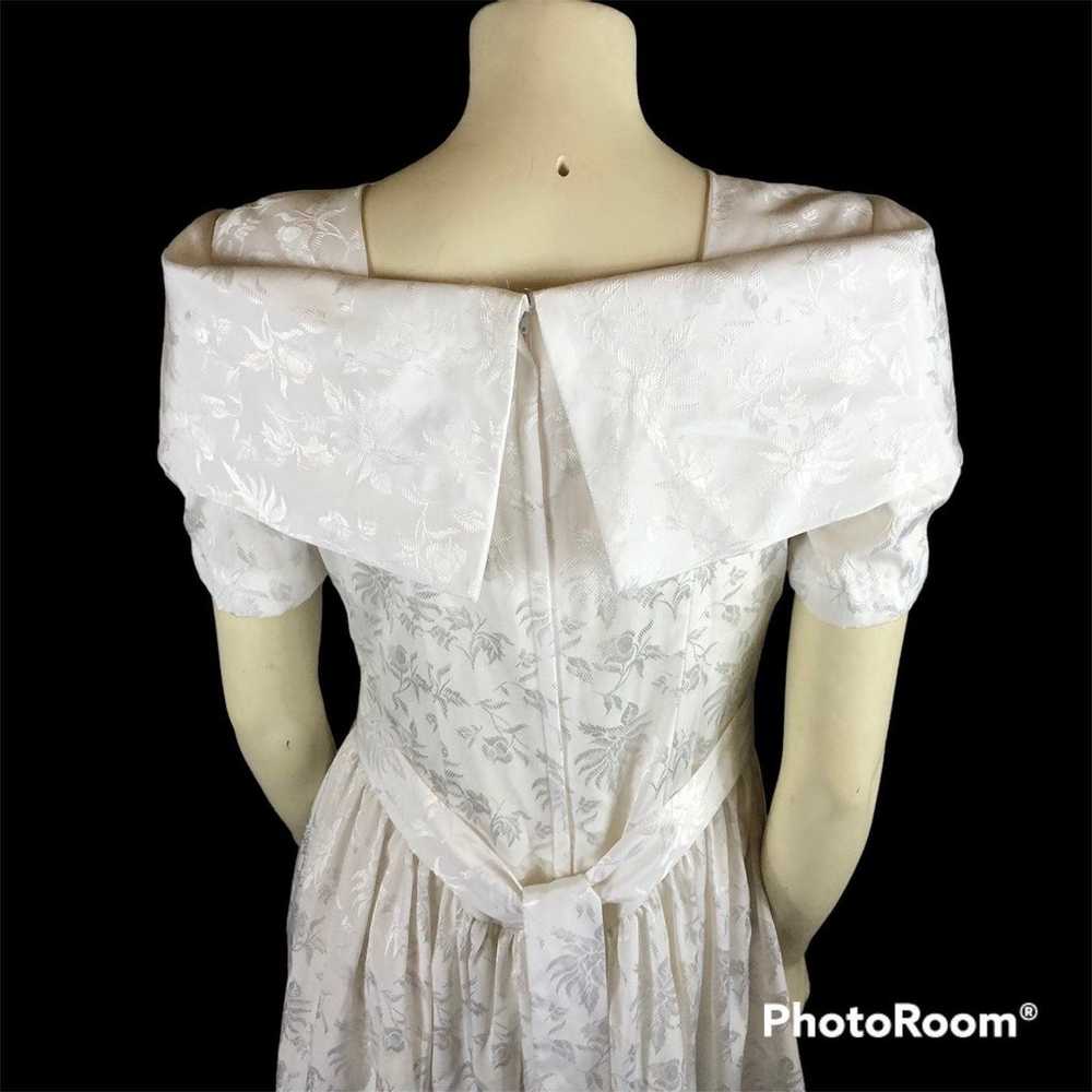 Vintage1980's  D.B.Y white 1980’s dress size 3 - image 5