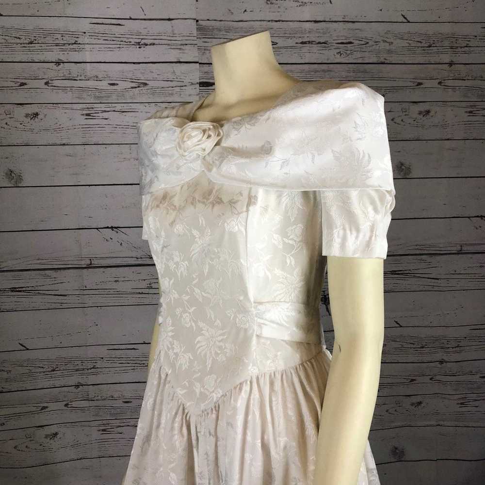 Vintage1980's  D.B.Y white 1980’s dress size 3 - image 8