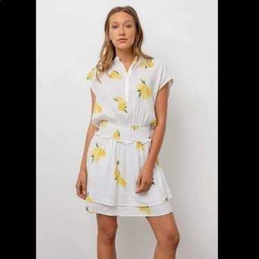 Rails Angelina Citronnade Lemons  Linen Dress