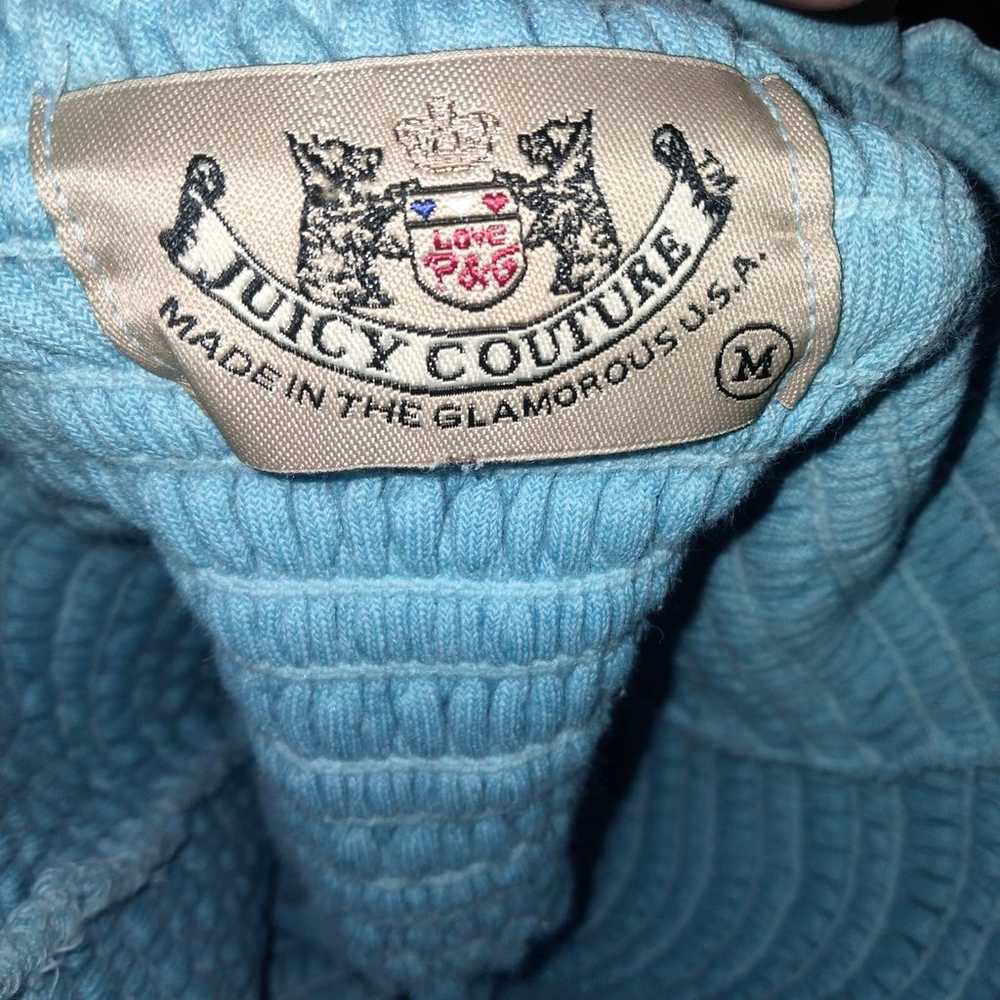 Juicy Couture Vintage Y2K Blue Terry Cloth Strapl… - image 11