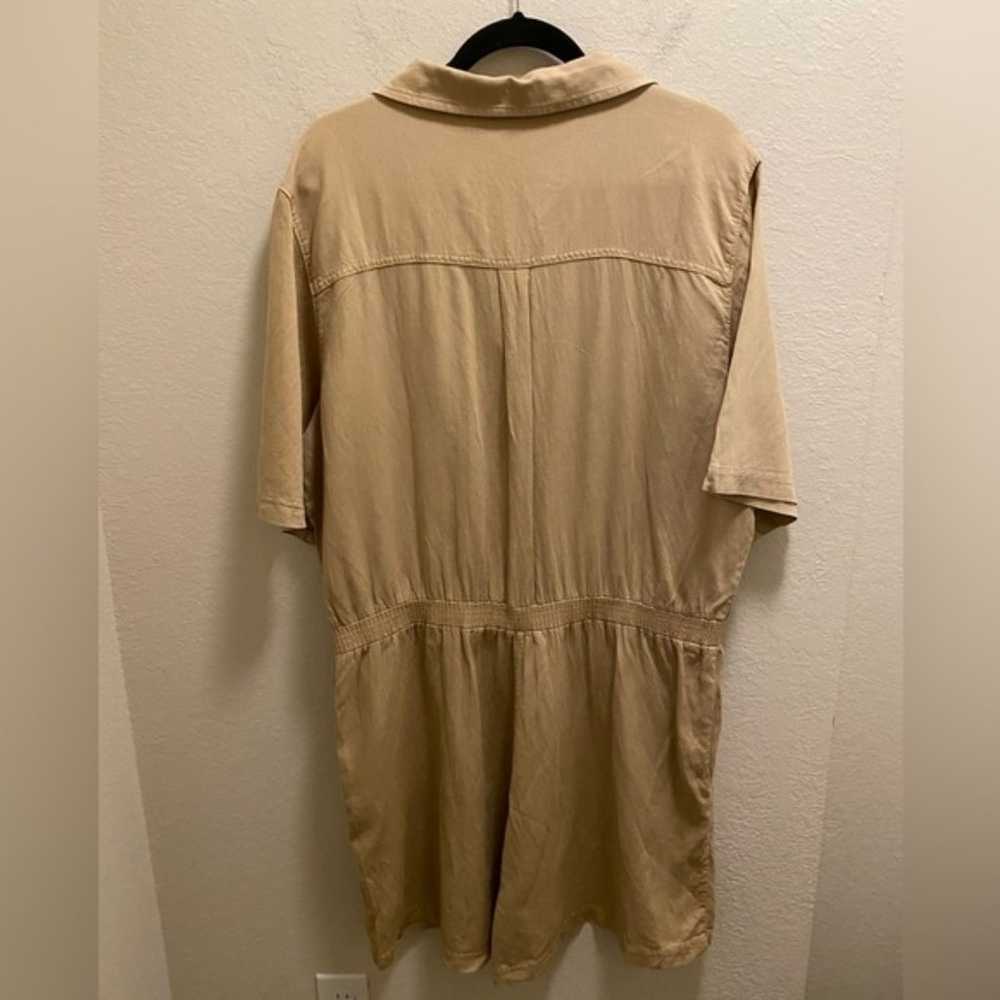 Faherty Arlie Day Romper In Summer Sand Size XXL - image 12