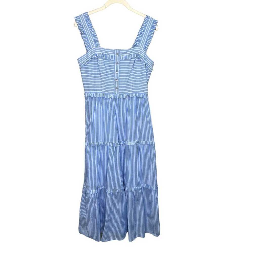 Gal Meets Glam Blue White Striped Sundress Size 2 - image 2