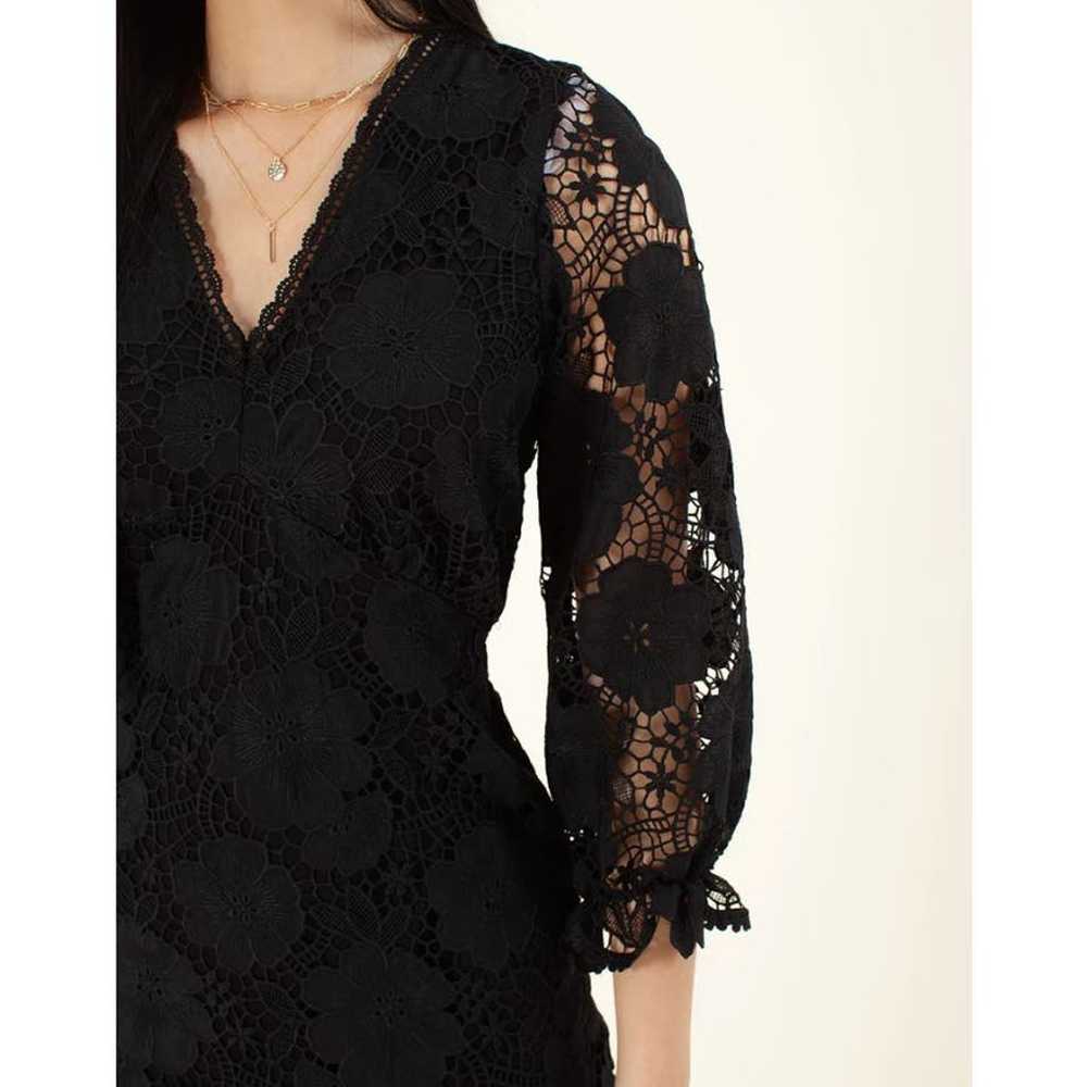 Hale Bob Mellea Lace Dress Black Medium NWOT - image 6