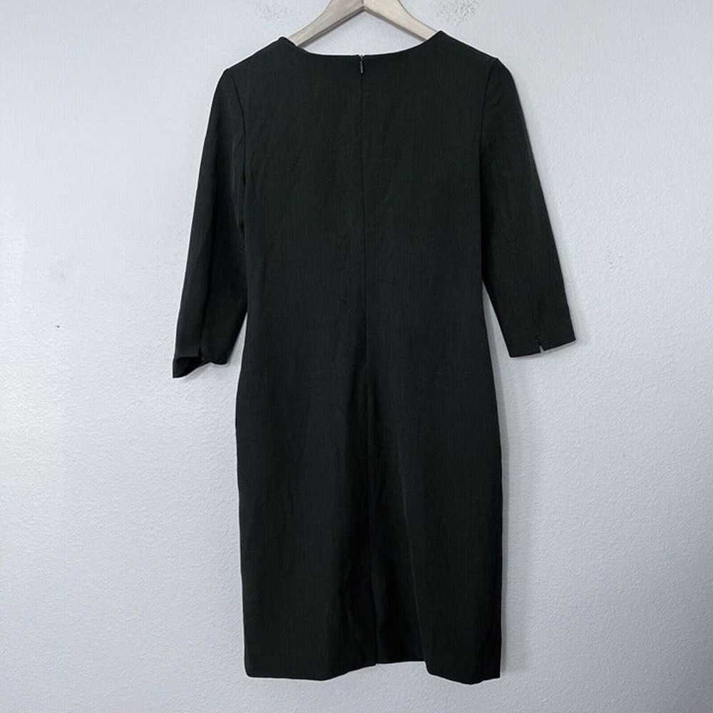 MM LAFLEUR Etsuko 3/4 Sleeve Dress Olive Green Po… - image 9