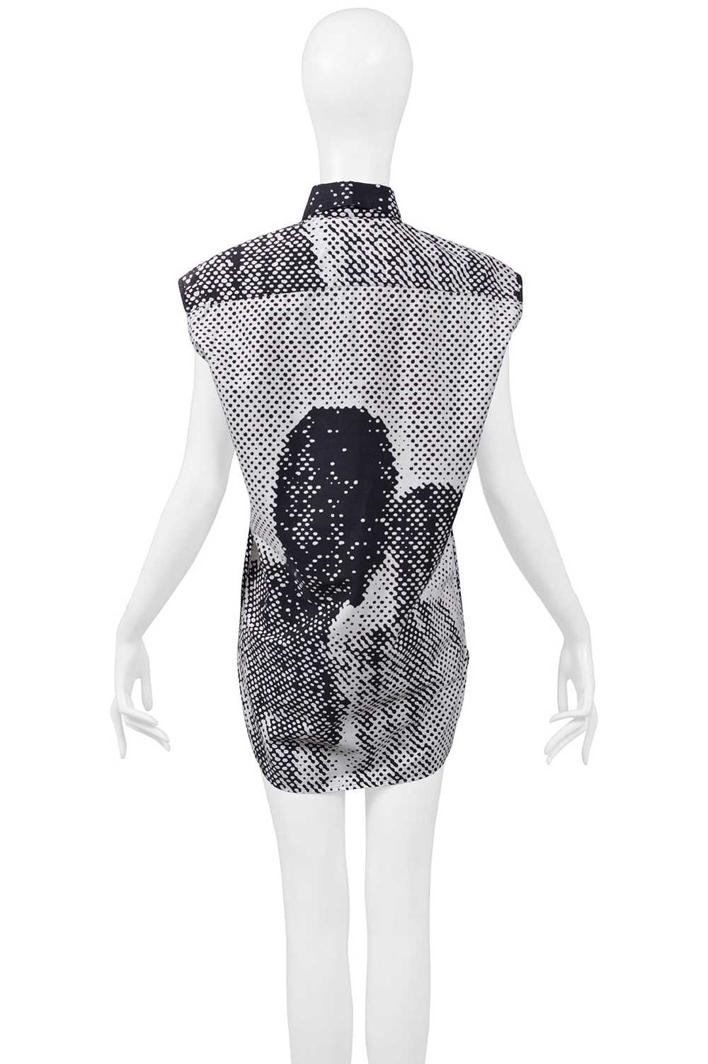 STEPHEN SPROUSE MENS BLACK & WHITE SLEEVELESS POP… - image 2