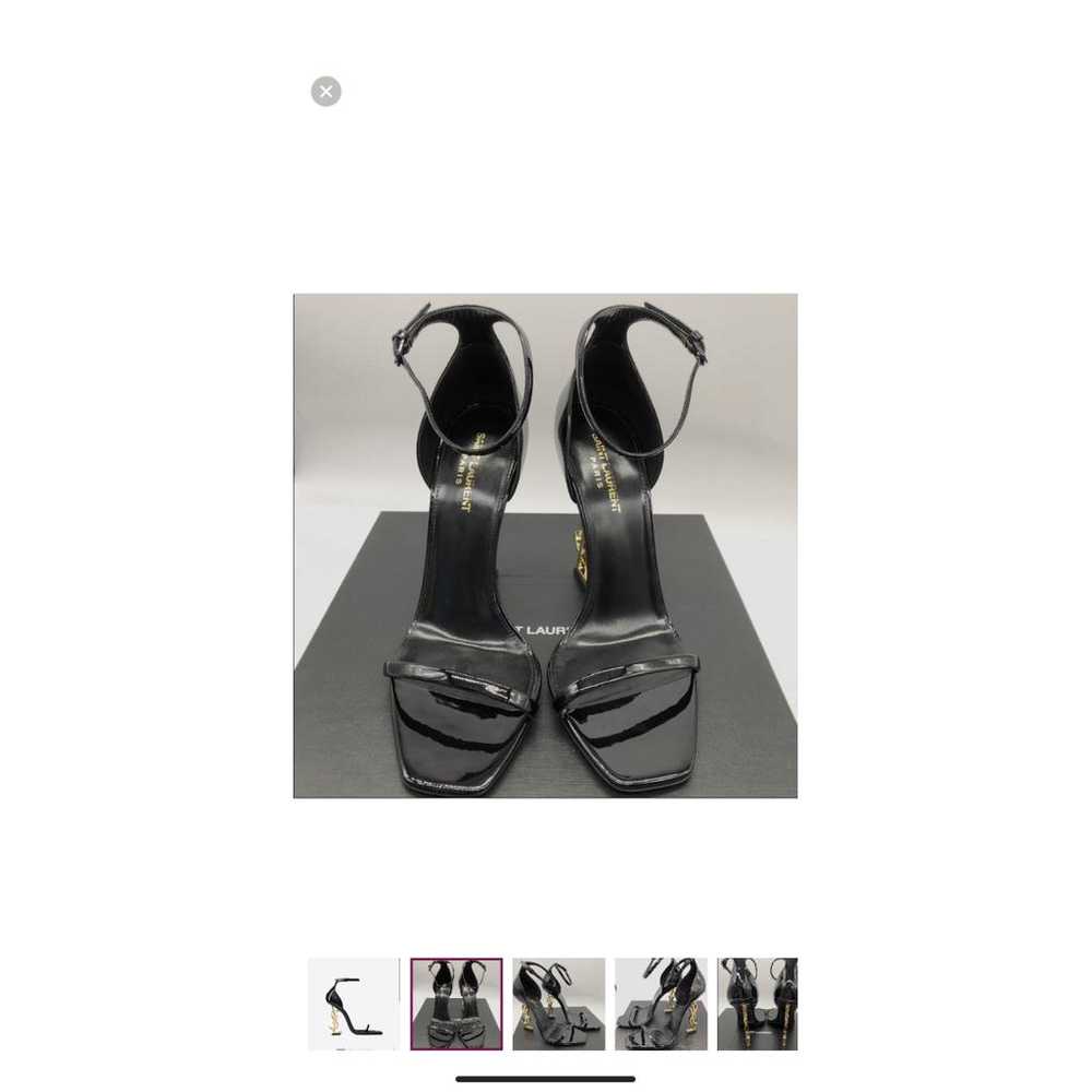 Saint Laurent Patent leather sandal - image 2