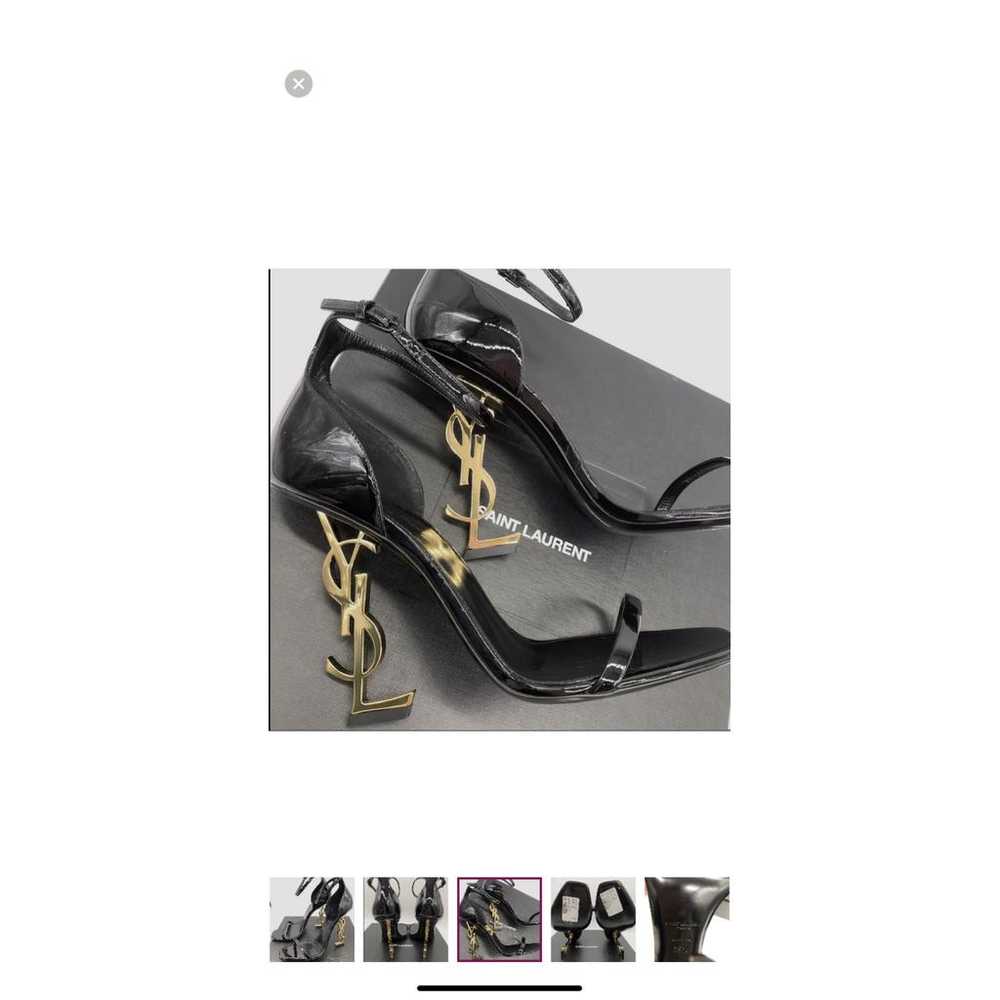 Saint Laurent Patent leather sandal - image 7