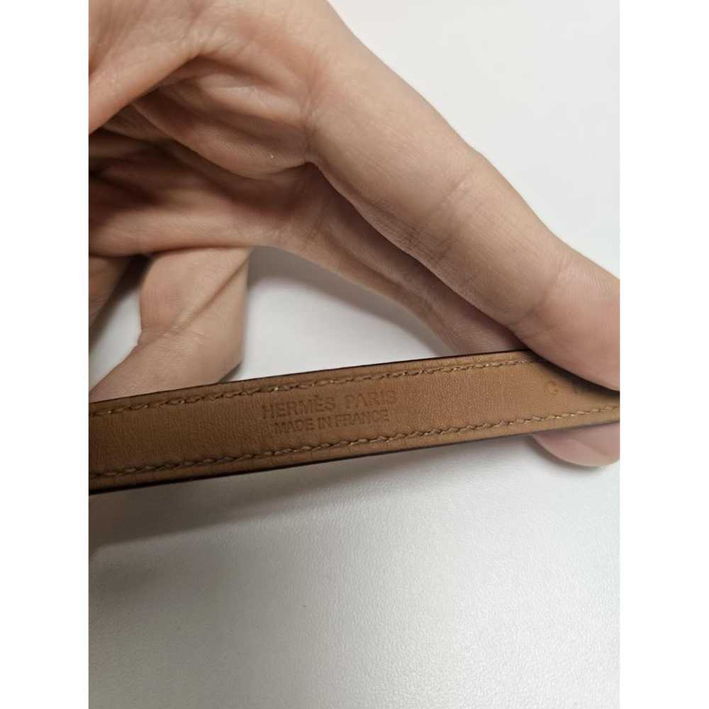 Hermès Rivale leather bracelet - image 4