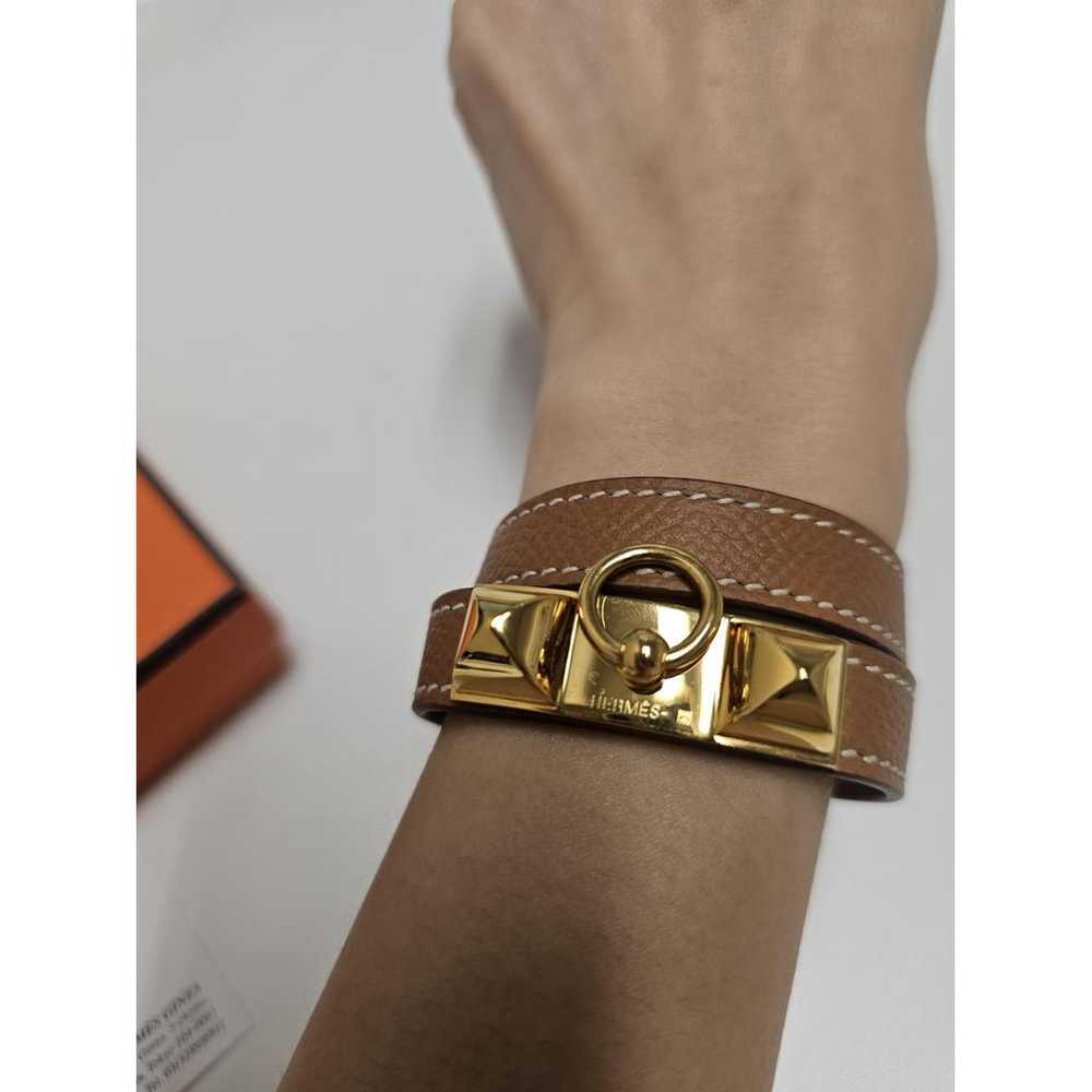 Hermès Rivale leather bracelet - image 6