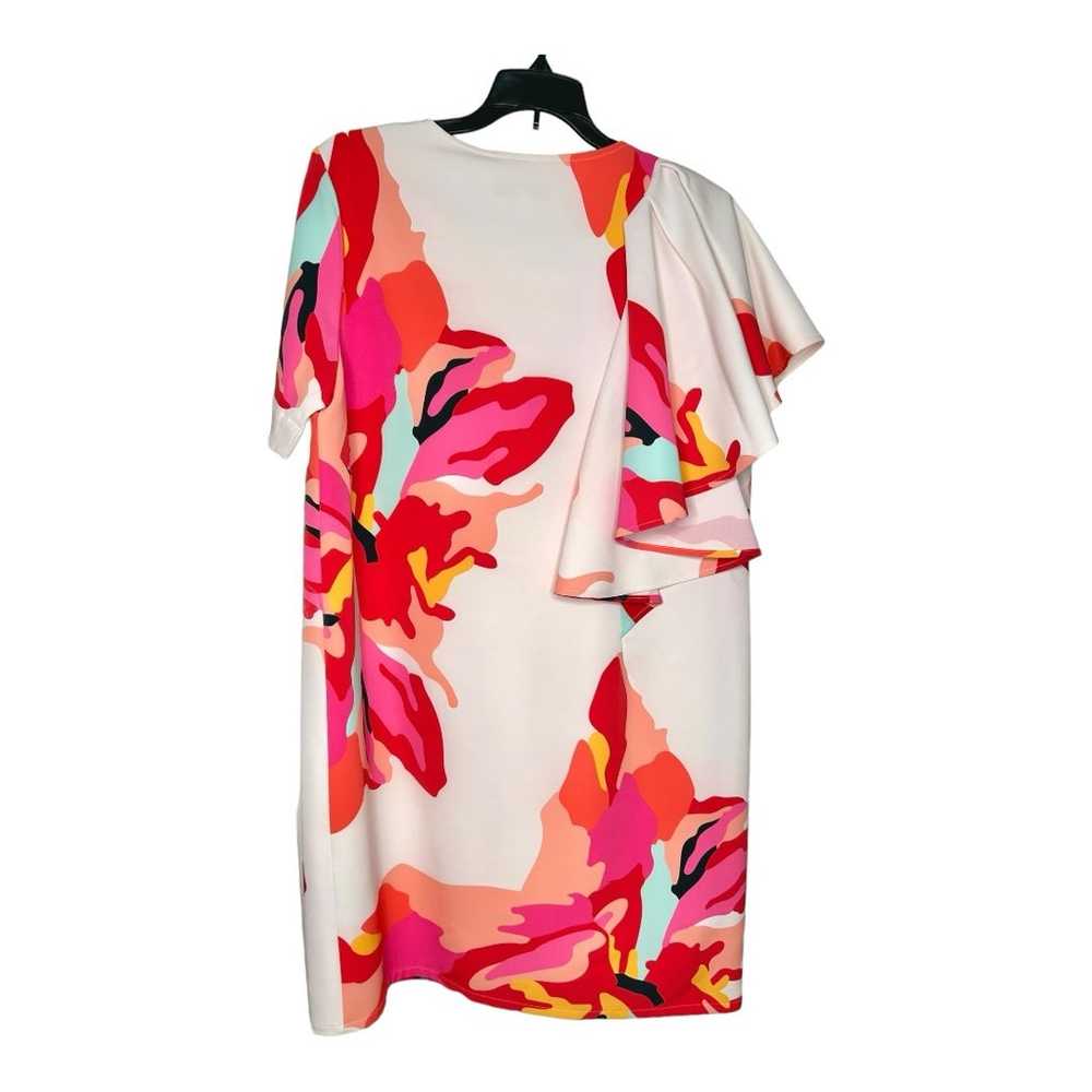 Crosby by Mollie Burch Red / Orange Floral Dress - image 3
