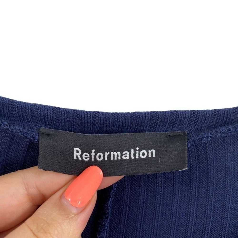 Reformation Women’s Size L Gigi Short Sleeve Mini… - image 3