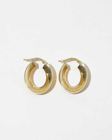 14k Gold Hoop Earrings - image 1