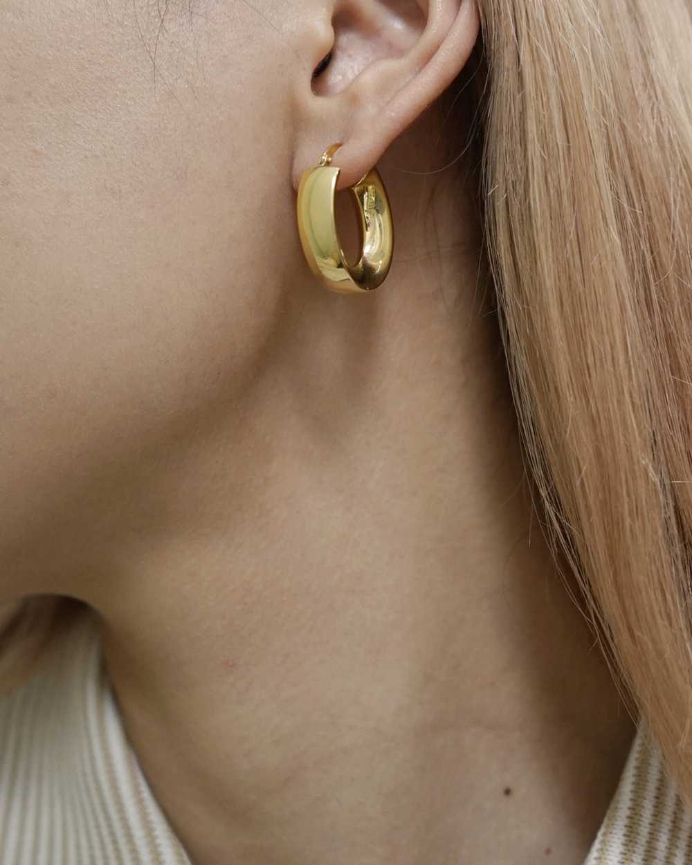 14k Gold Hoop Earrings - image 4