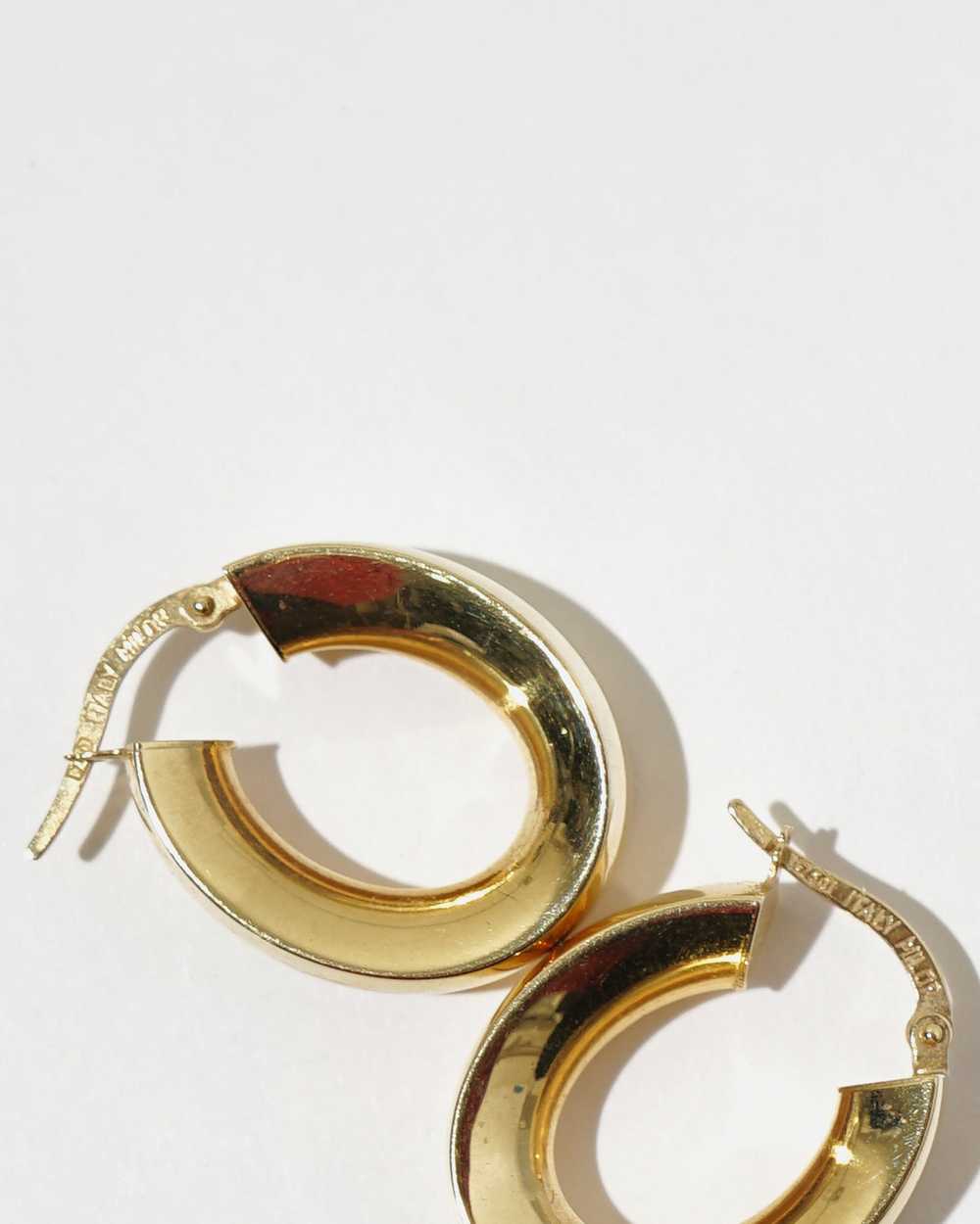 14k Gold Hoop Earrings - image 6
