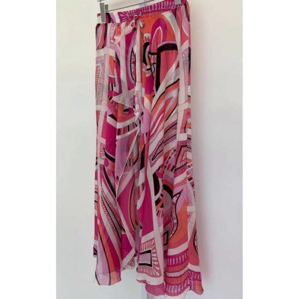 Emilio Pucci Silk maxi skirt - image 6