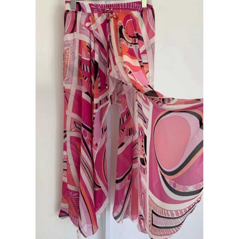 Emilio Pucci Silk maxi skirt - image 8