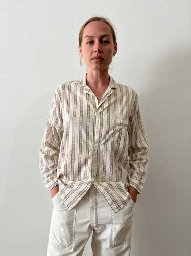 40s Patterned Pajama Shirt