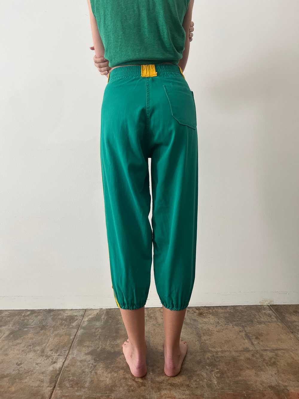 50s Green Baseball Pants - image 5