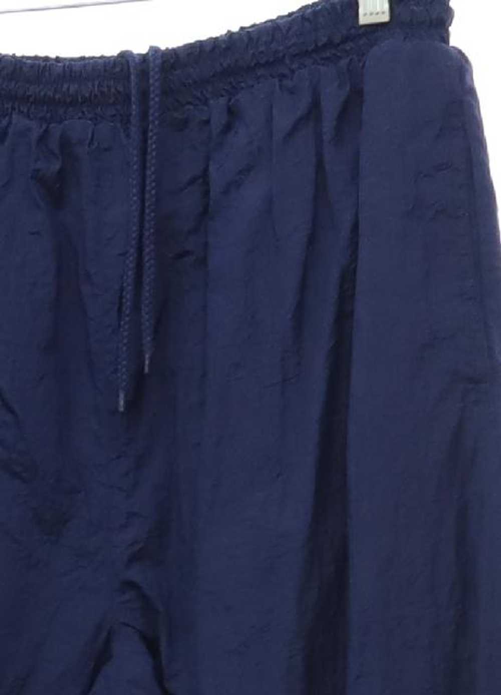 1990's Outbrook Womens Dark Blue Nylon Track Pants - image 2