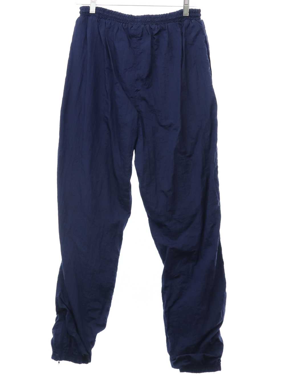 1990's Outbrook Womens Dark Blue Nylon Track Pants - image 3