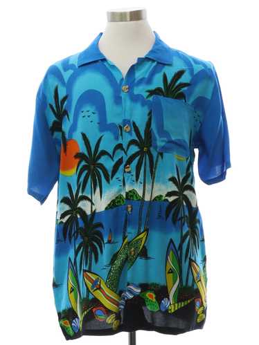 1990's Made in Thailand Mens Hawaiian Shirt