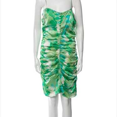 GANNI Silk Knee-Length Dress - image 1