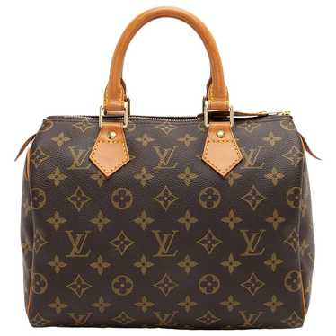 Louis Vuitton Speedy cloth satchel