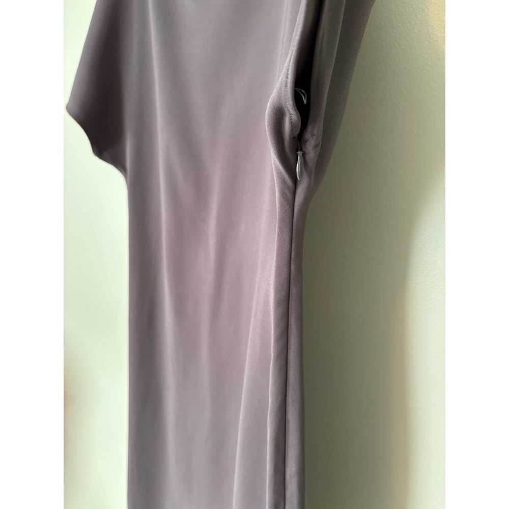 Reiss Madison Draped Bodycon Gray Off Shoulder Dr… - image 4