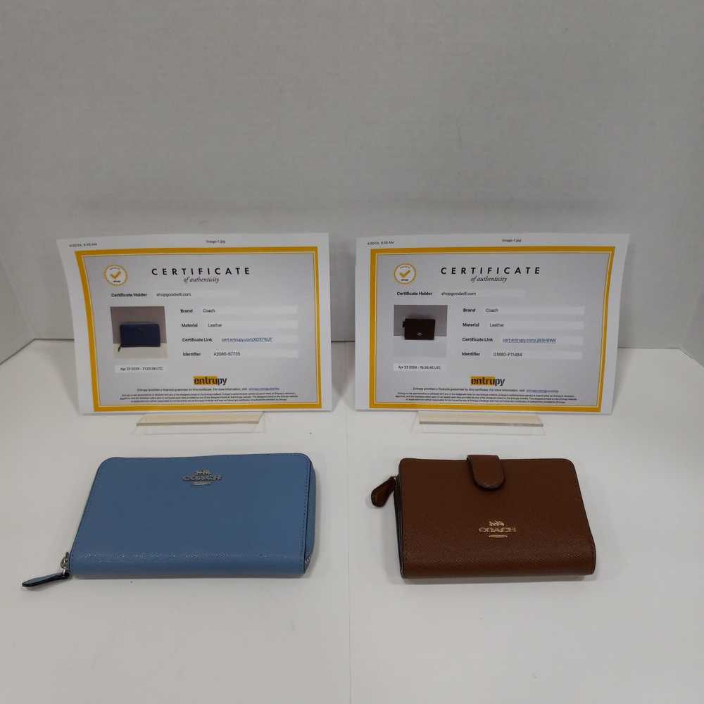 Pair of Authentic COACH Wallets - image 3