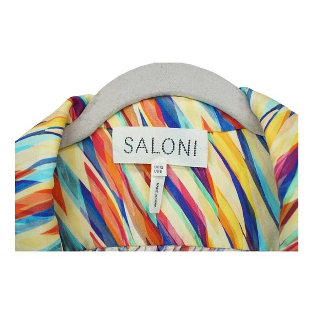 Saloni Women's Yellow Jas Silk Long Sleeve Mini D… - image 7
