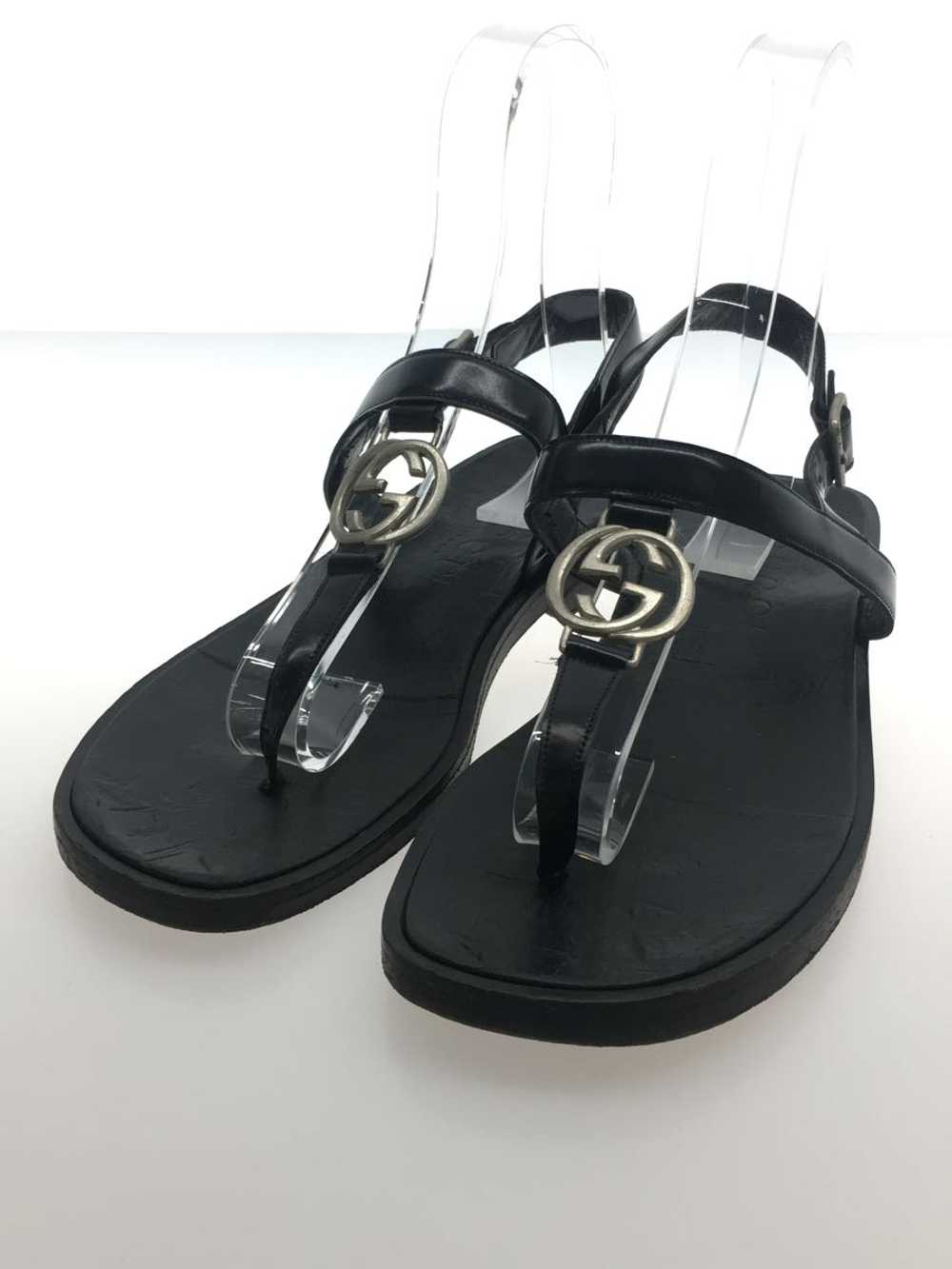 Gucci Sandals/42.5/ /Black/Leather/Logo/Belt/Ankl… - image 2