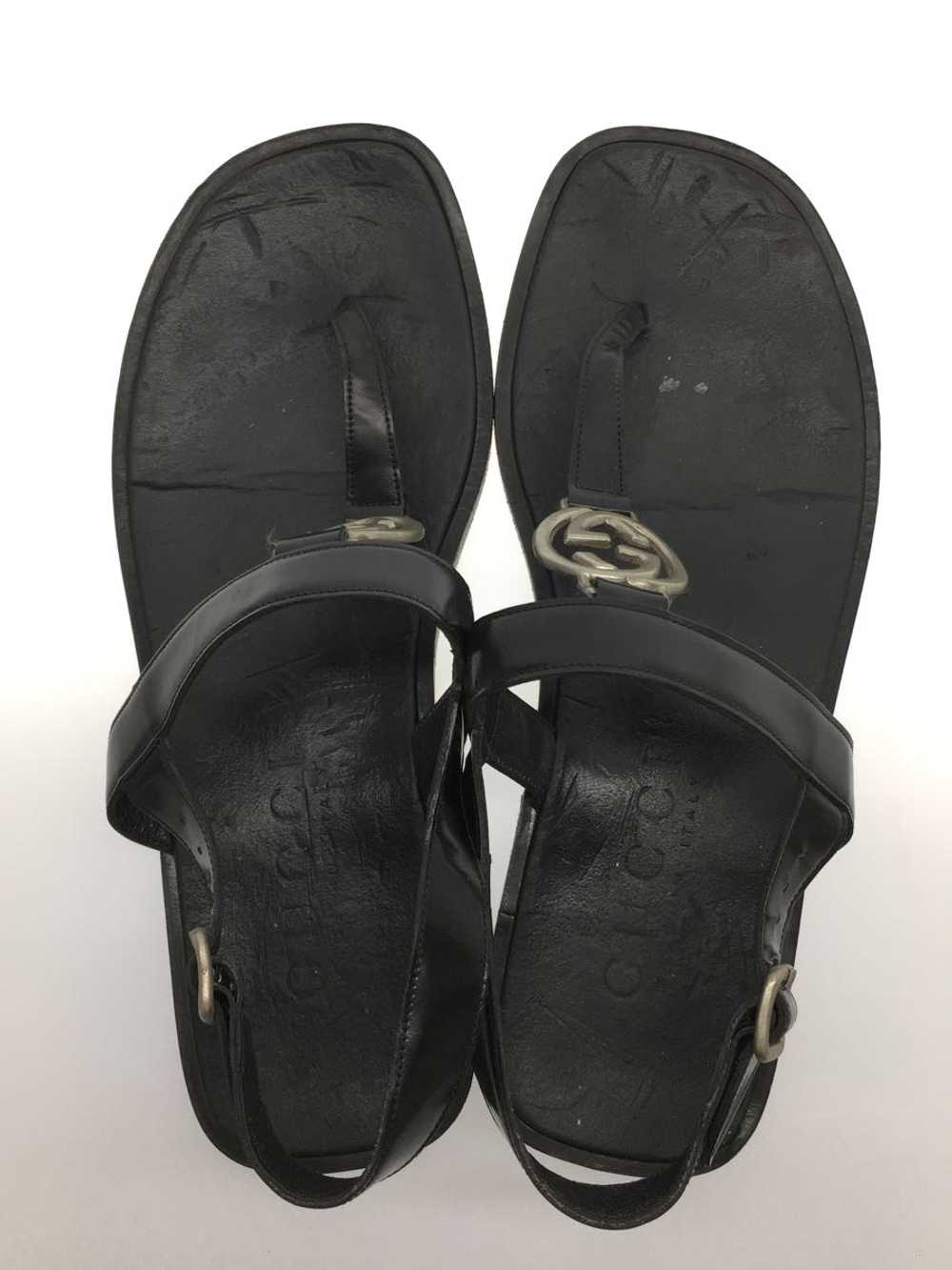 Gucci Sandals/42.5/ /Black/Leather/Logo/Belt/Ankl… - image 3