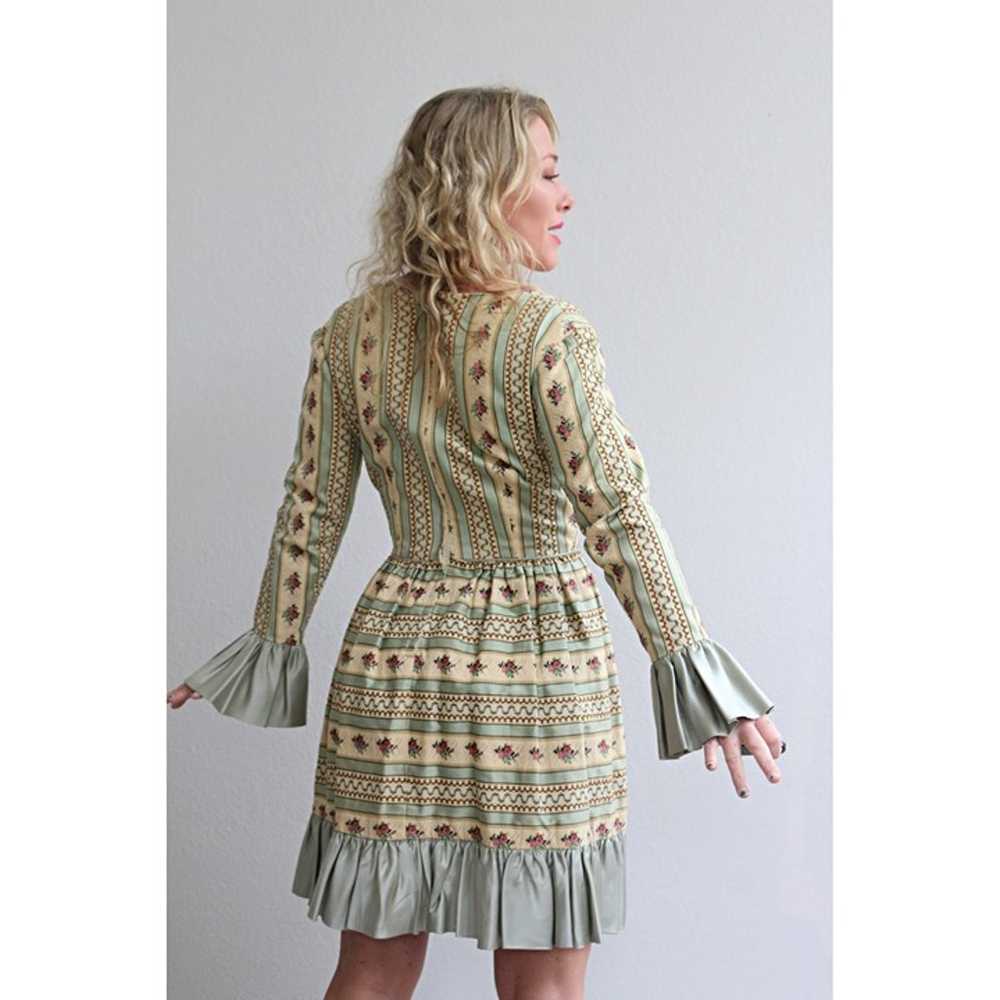 1960's Vintage Carmen Brocade Folk Dress // Women… - image 7