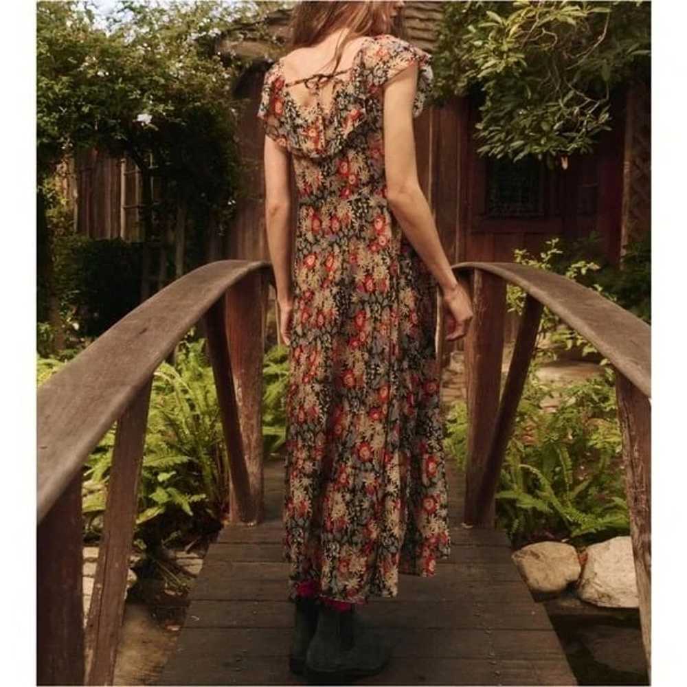 NWOT THE GREAT. Maxi Floral The Geranium Ruffle D… - image 4