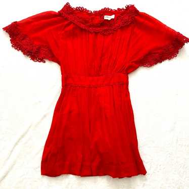 ÉTOILE ISABEL MARANT Red Cotton 100 % Dress