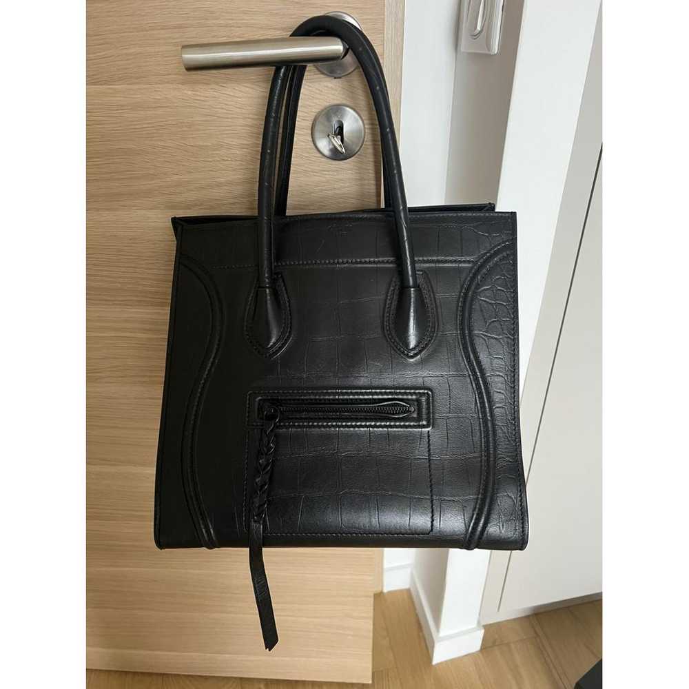 Celine Luggage Phantom leather handbag - image 5