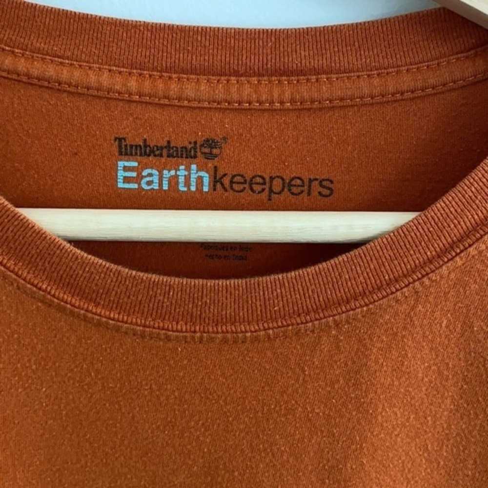Timberland earth keepers T-shirt brick color - image 3