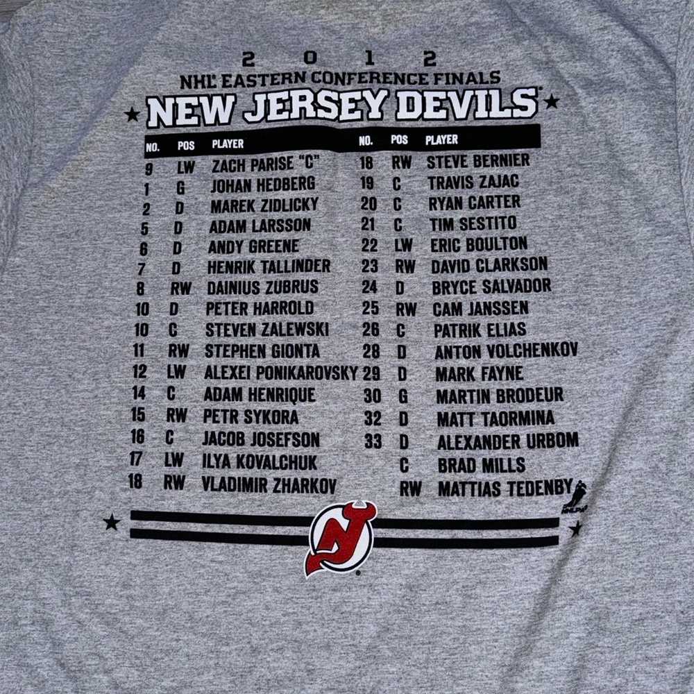Devils Champion Shirt 2012 NHL NJ Devils Size Lar… - image 4