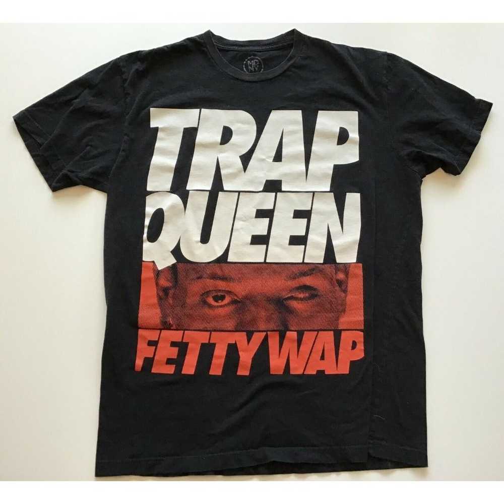 Fetty Wap Trap Queen T-Shirt, Black, Size Large - image 2