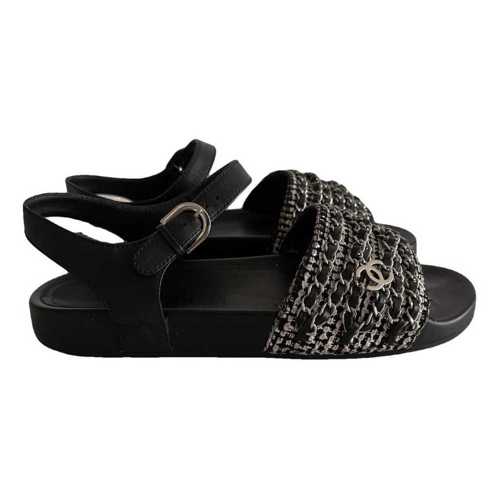 Chanel Dad Sandals tweed sandal - image 1