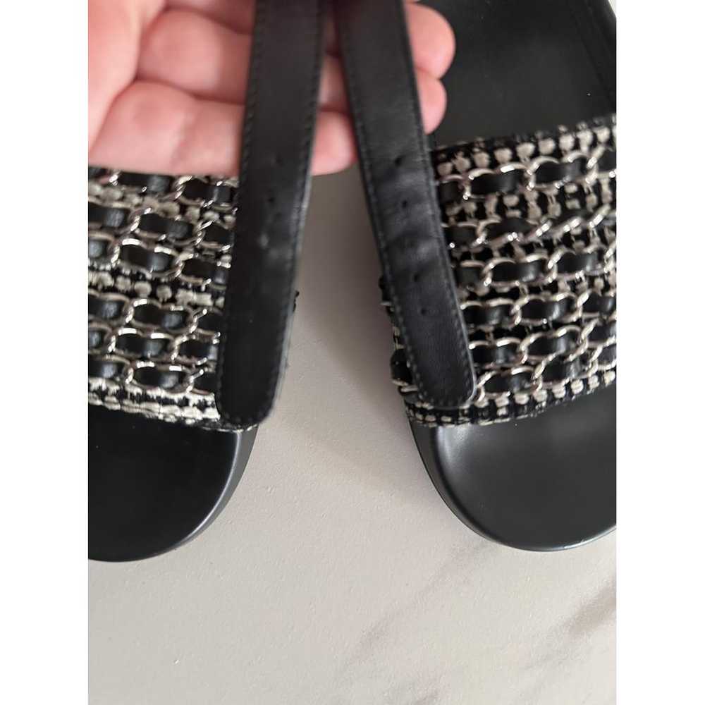 Chanel Dad Sandals tweed sandal - image 9