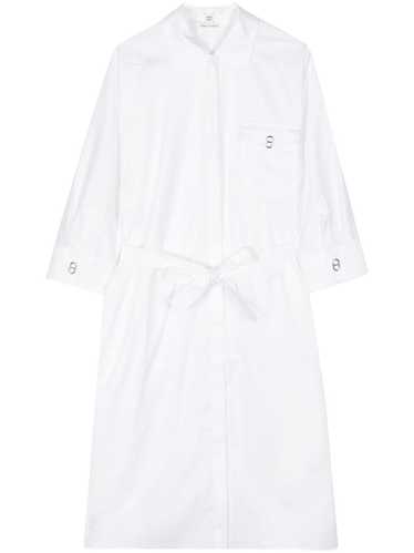 Hermès Pre-Owned long-sleeved cotton shirtdress - 