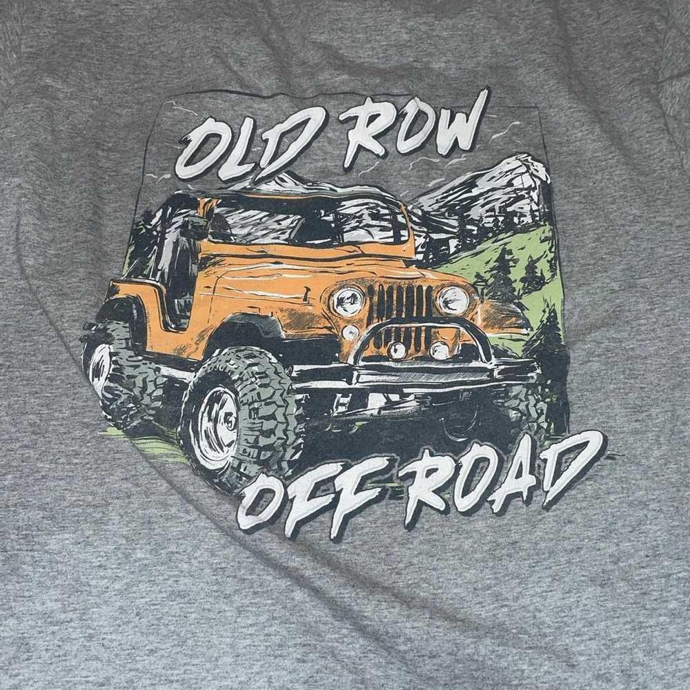 Sz Large Old Row 4x4 Off Road Gray T Shirt Super … - image 2