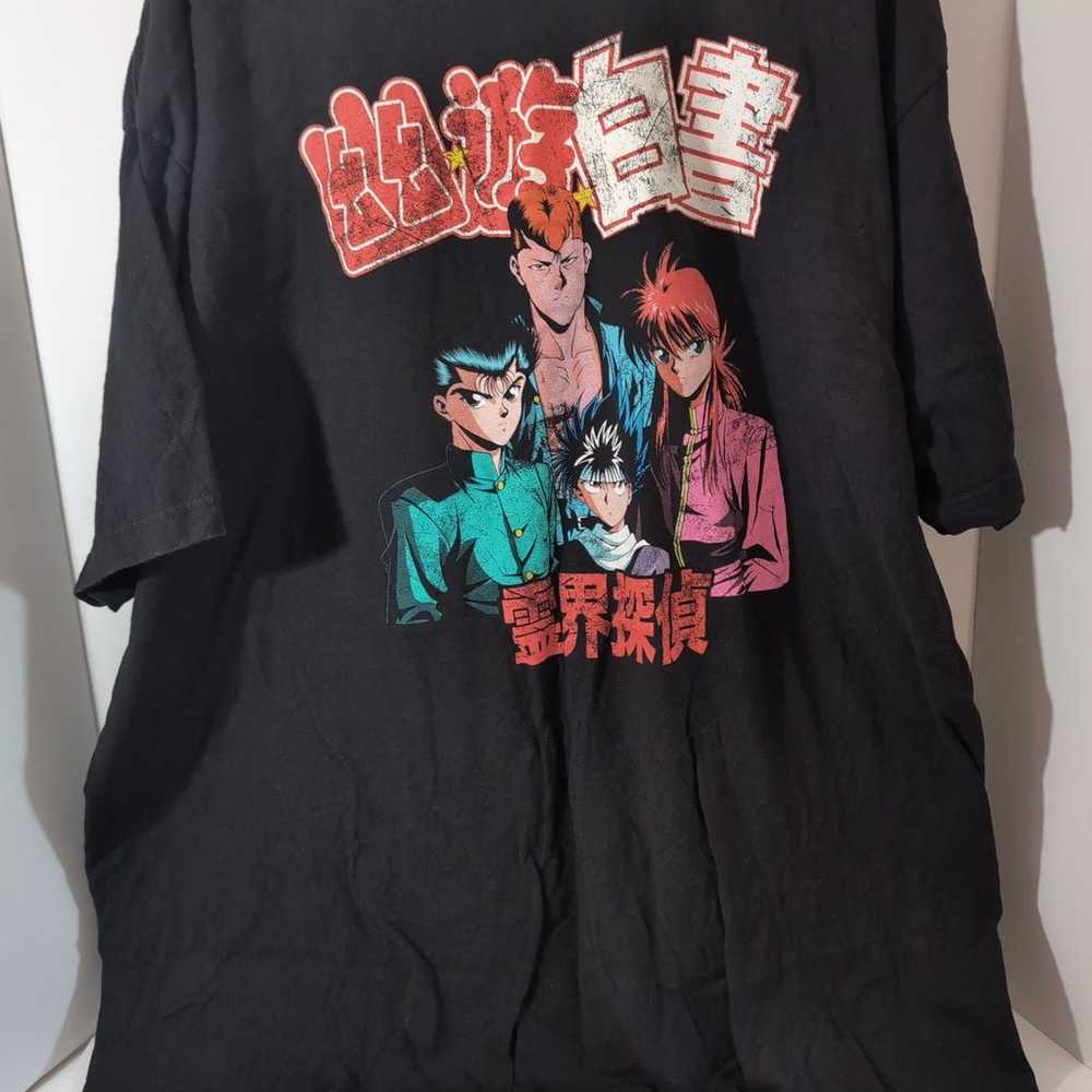 Yu Yu Hakusho T-Shirt 3XL Black Short Sleeve Anim… - image 1