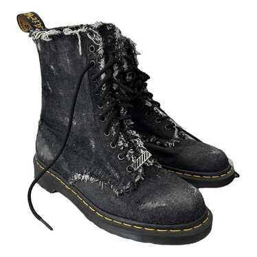 Dr. Martens Cloth biker boots