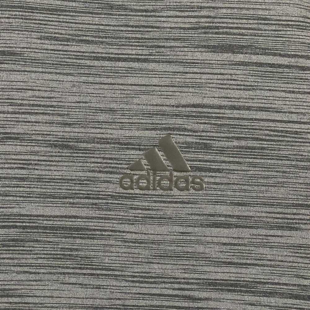 Adidas Short Sleeve Shirt Men's Size Large Grey &… - image 4