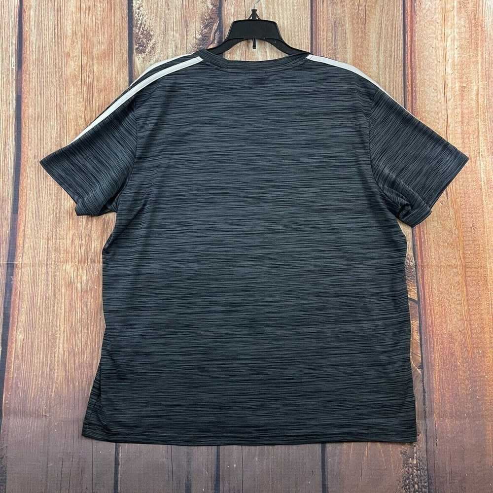 Adidas Short Sleeve Shirt Men's Size Large Grey &… - image 5