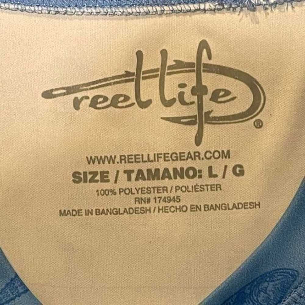 Reel life long sleeve fishing shirt size Large - image 4