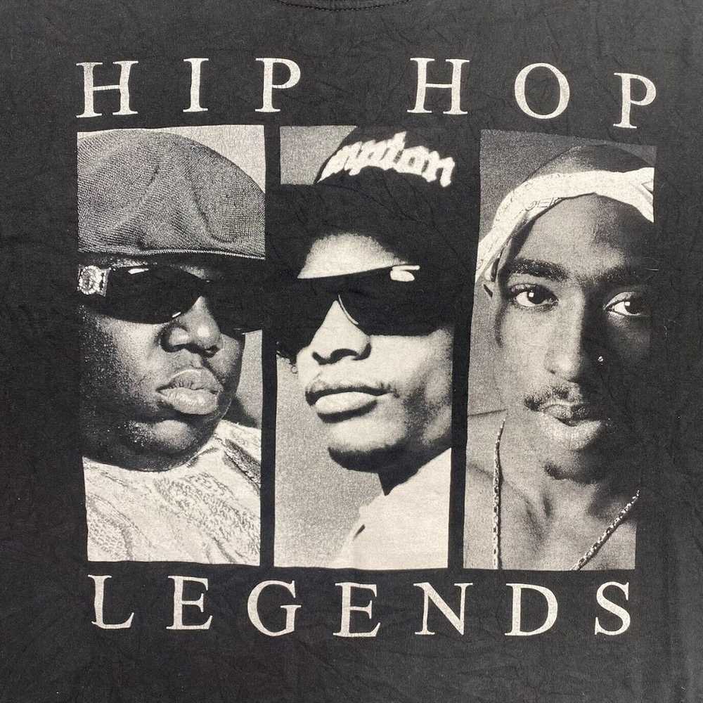 Hip Hop Legends Graphic Tee Thrifted Vintage Styl… - image 2